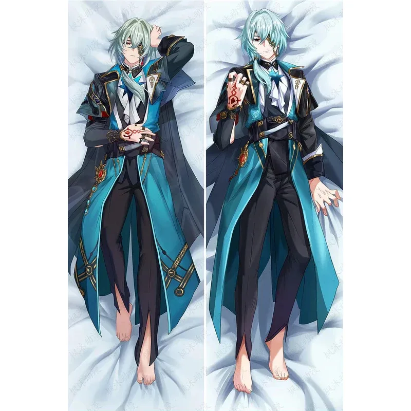 لعبة هونكاي ستار السكك الحديدية Anaxagoras تأثيري Dakimakura وسادة حالة العناق.. زي أنيمي أوتاكو كامل الجسم 2 الجانب المخدة غطاء