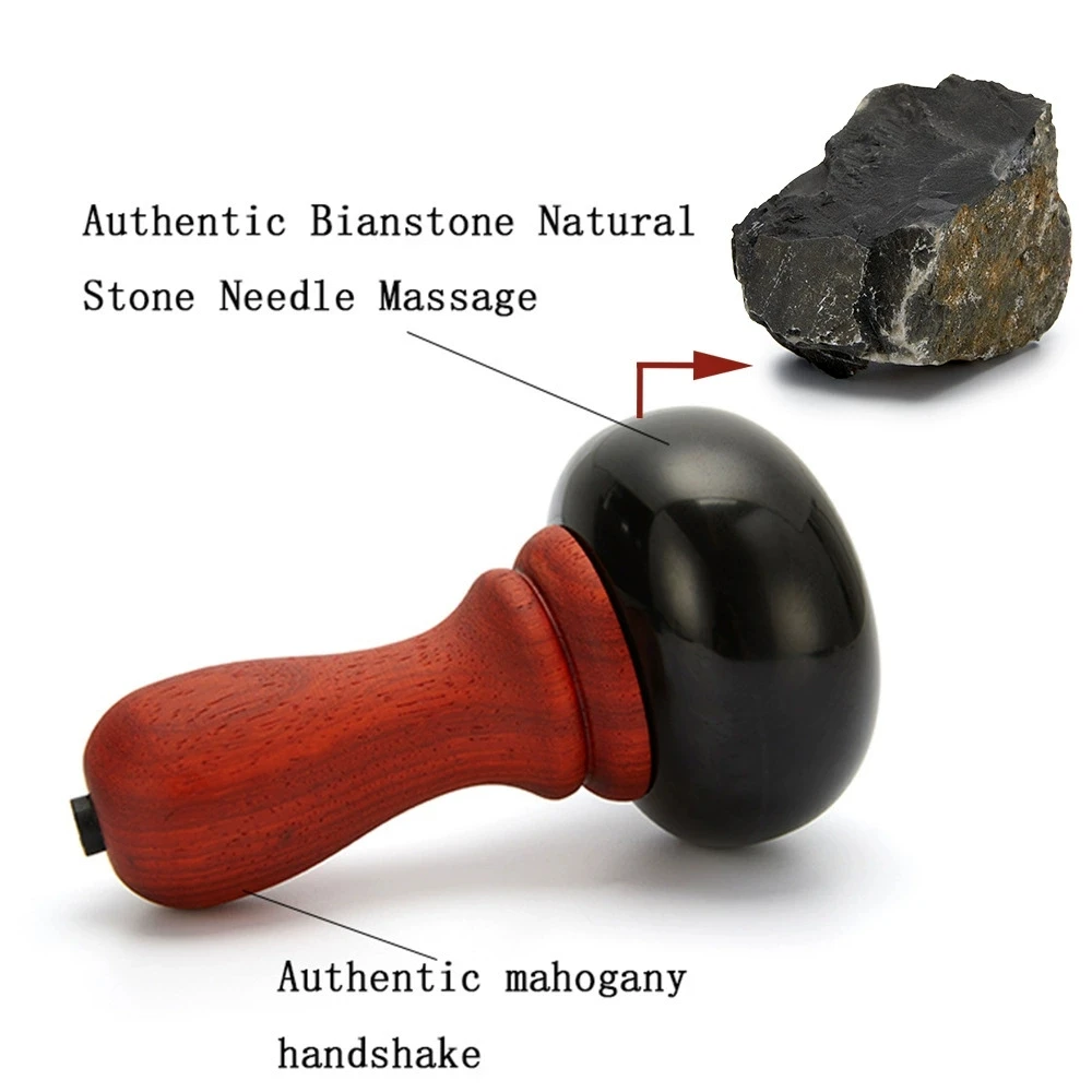 핫 스톤 전기 괄사 마사지기 천연석 바늘 피부 스크래핑 등 목 얼굴 마사지 근육 이완 피부 리프팅 케어 스파