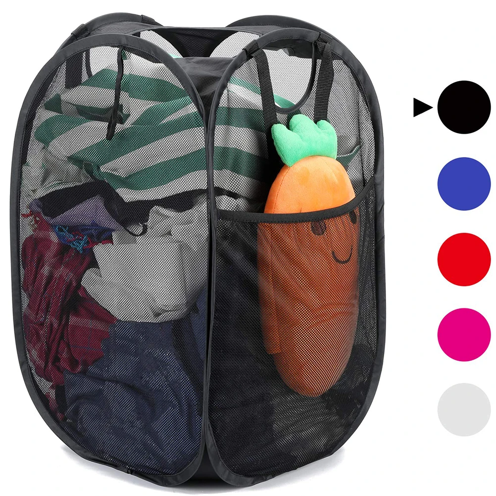 

Collapsible Laundry Basket Large Capacity Cloth Storage Dirty ganizer Eco Friendly Material Moving