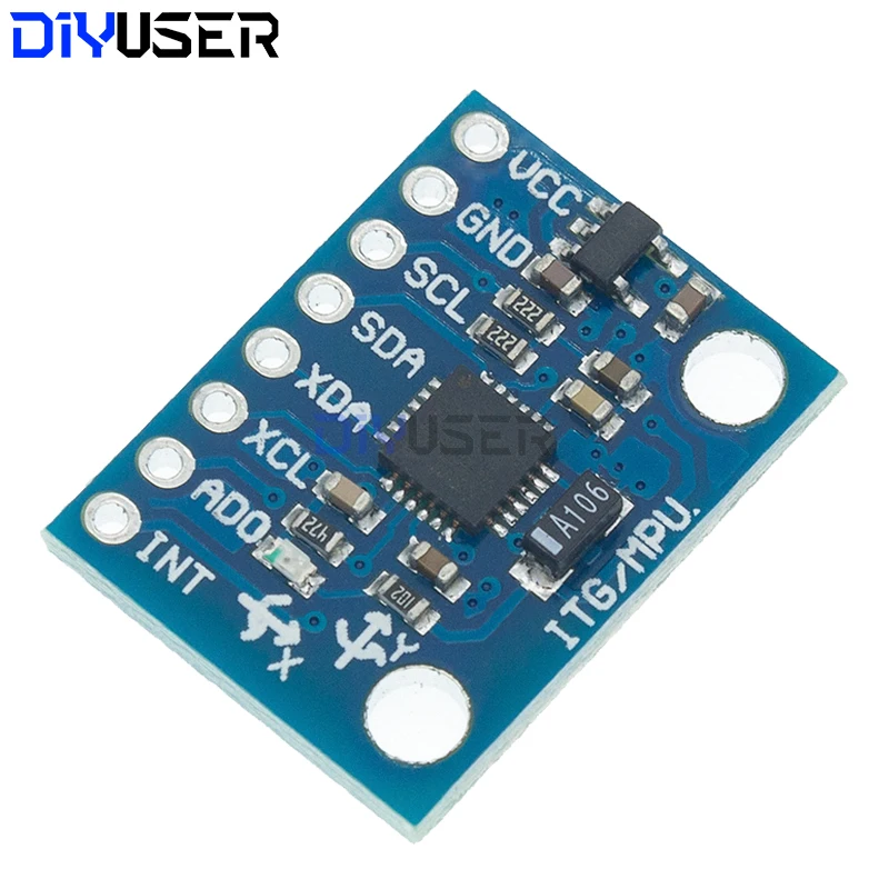 DIYUSER GY 521 MPU-6050 MPU6050 3 Axis Analog Gyro Sensors+ 3 Axis Accelerometer Module