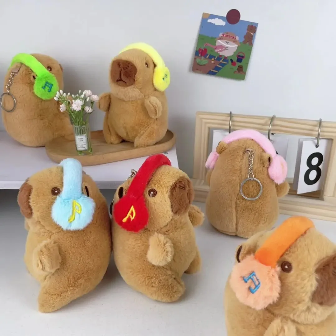 

Lovely Capybara Animal Slap Snap Wrap Wristband Bracelet Plush Stuffed Animal Kawaii Kapibara Hand Ring Wristband Kid Funny Toys