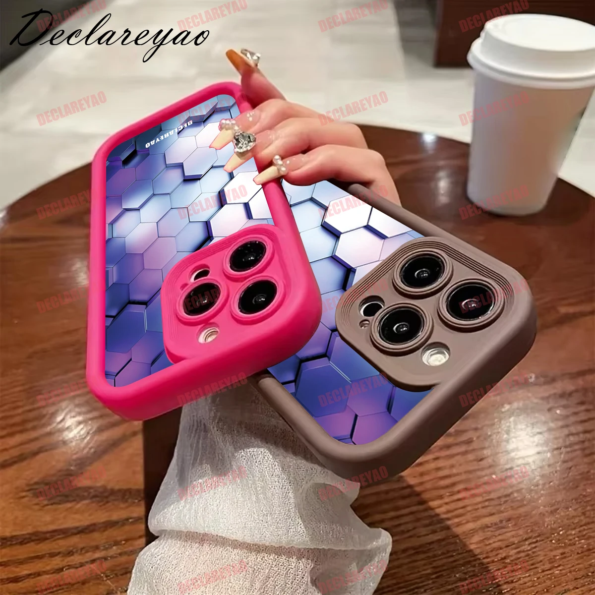 DECLAREYAO حافظة رفيعة من مادة البولي يوريثان الحراري الناعمة لهاتف Google Pixel 8A 7 9 Pro XL مقاومة للصدمات #3