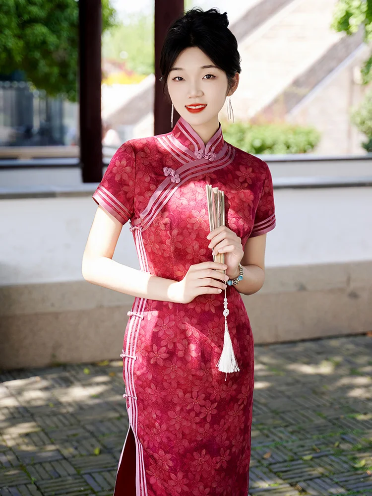 

Шелковая накидка Mumei ручной работы из ткани Red Cloud, 30 момме, эксклюзивный дизайн, высококачественная, китайская, для повседневной носки