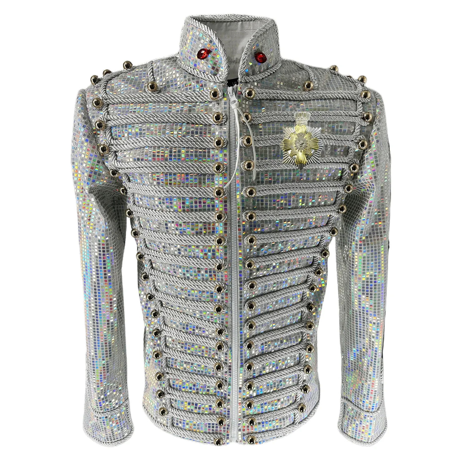Retro Multicoloured Michael Jackson Handmade Jacket History 