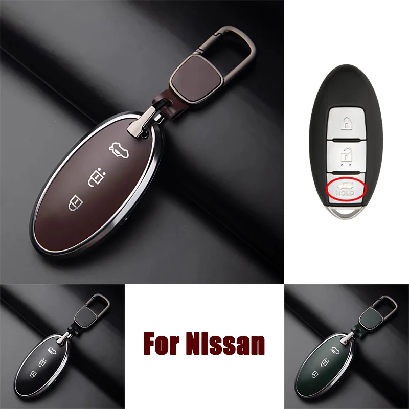 Etui-porte-cles-de-voiture-en-cuir-et-alliage-de-zinc-housse-pour-nissan-titan-rogue-qashqai-leaf-cube-quest-march-micra-k13-juke-f15-note-370z