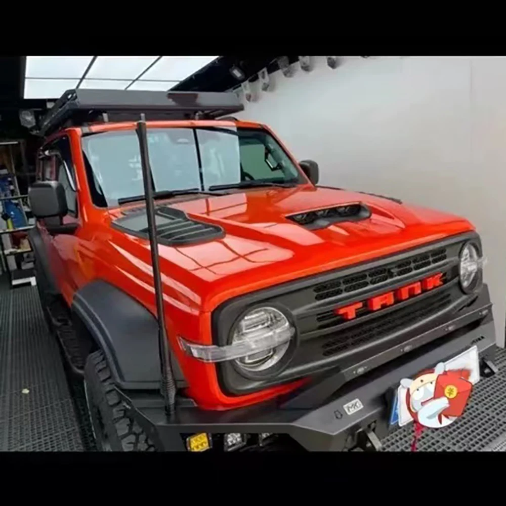 

New Universal Modified Car Retractable Antenna Automotive Exterior Components Front And Rear Collision Bumper Bull Bars