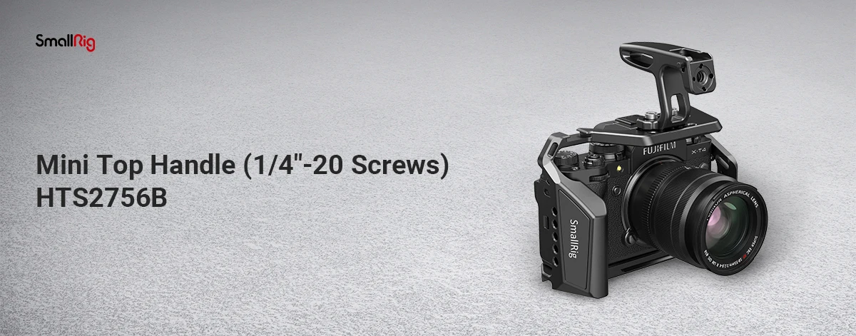 SmallRig Mini-Griff oben für leichte Vlogging-Kameras für Sony für Canon-Kamerakäfig mit 1/4 Zoll-20 Schrauben HTN2756 – Detail 1