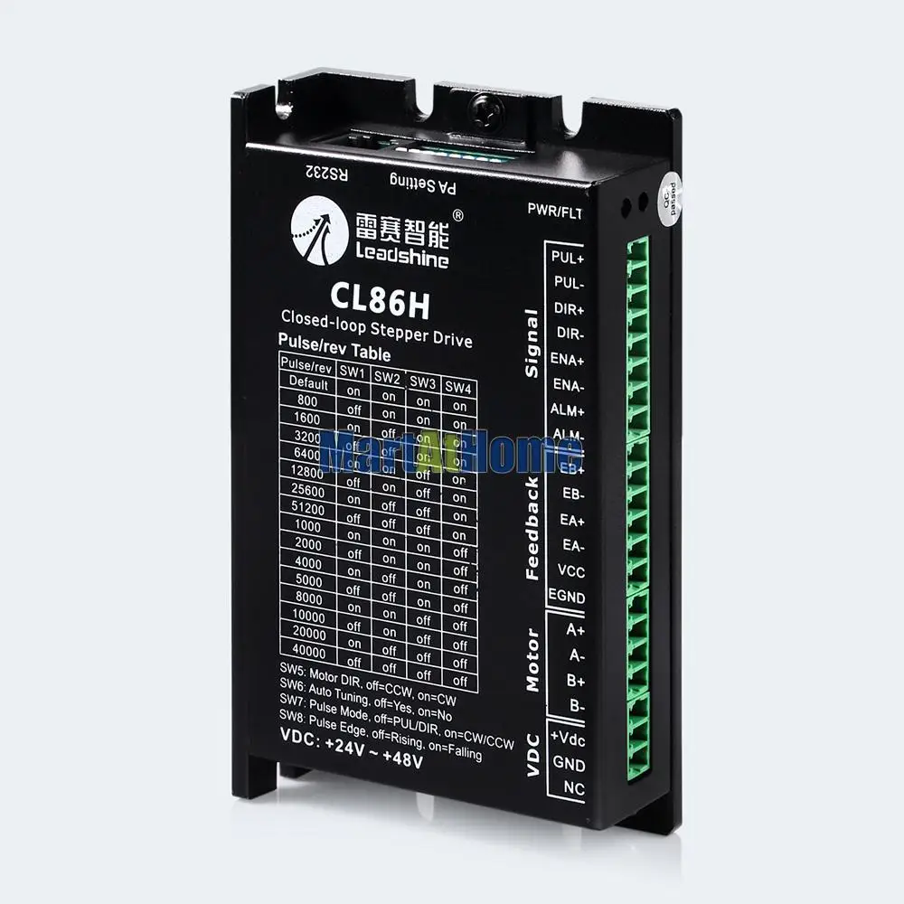 Leadshine CL86H CNC Closed-loop Stepper Driver Input 18V~80V AC 200KHz Can Match Motor 86CME80 86CME85