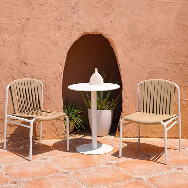 Outdoor sofa sunscreen small apartment single casual  chair