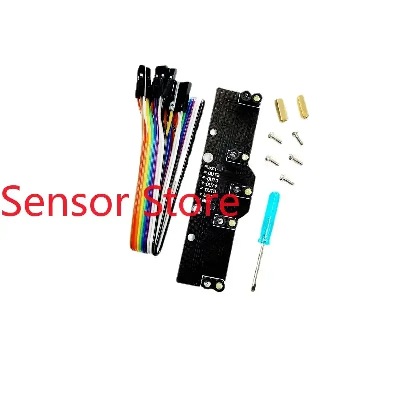 5PCS 5-channel Gray Line Inspection Module Photoelectric Line-finding Color Recognition Competition Special.