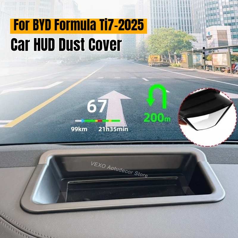 

For BYD Formula Ti7 Titanium 7 2025 Car HUD Dustproof Cover Head-UP Display Protective Anti Reflection Head Up Screen Protector