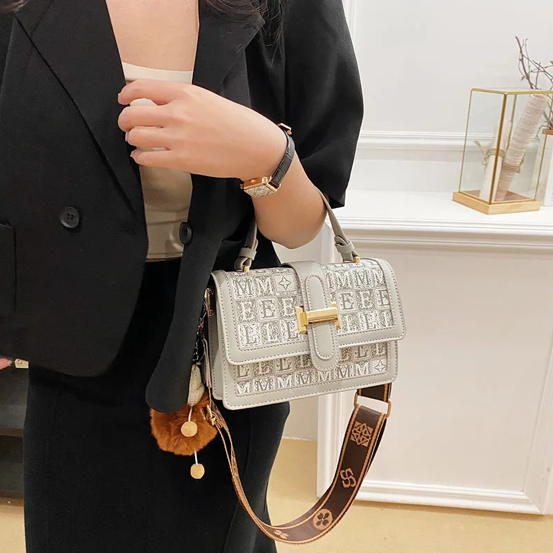 

2025 Spring Vintage Square Bag, Textured Top Handle Purse for Women, Fashion Shoulder Tote, Chic Crossbody Bag, Casual