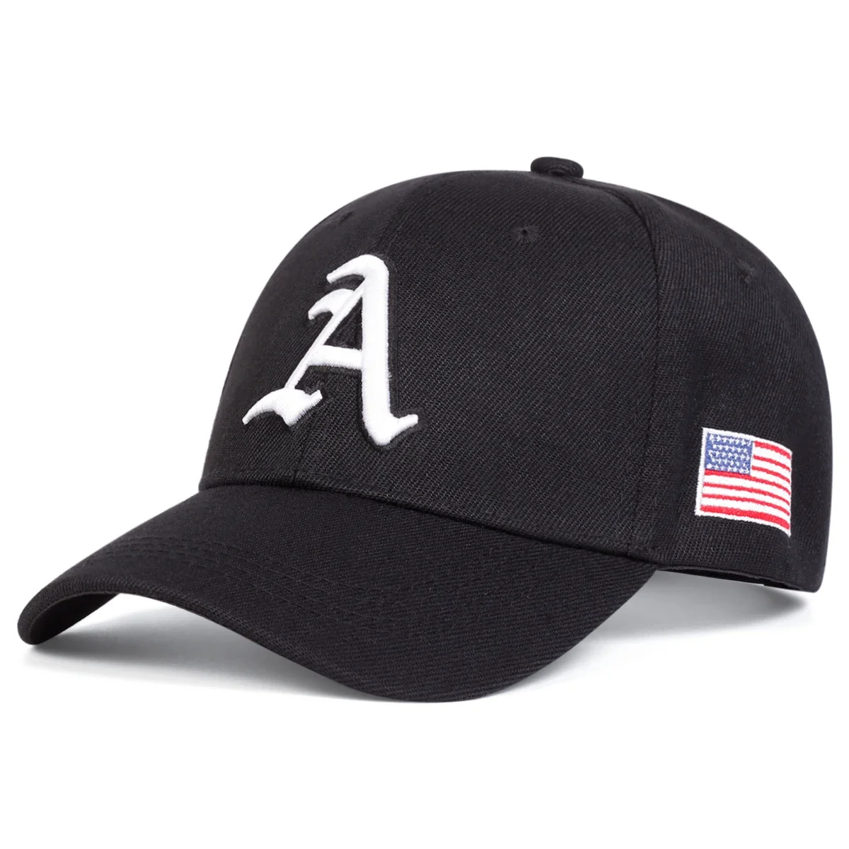 للجنسين القوطية رسالة جانب العلم الأمريكي التطريز قبعات البيسبول ربيع الخريف في الهواء الطلق قابل للتعديل قبعات عادية قبعة واقية من الشمس