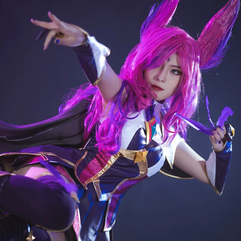 The Xayah Cosplay LOL Star Guardian skirt New Antiquity Costume Cosplay for Female Outfit F