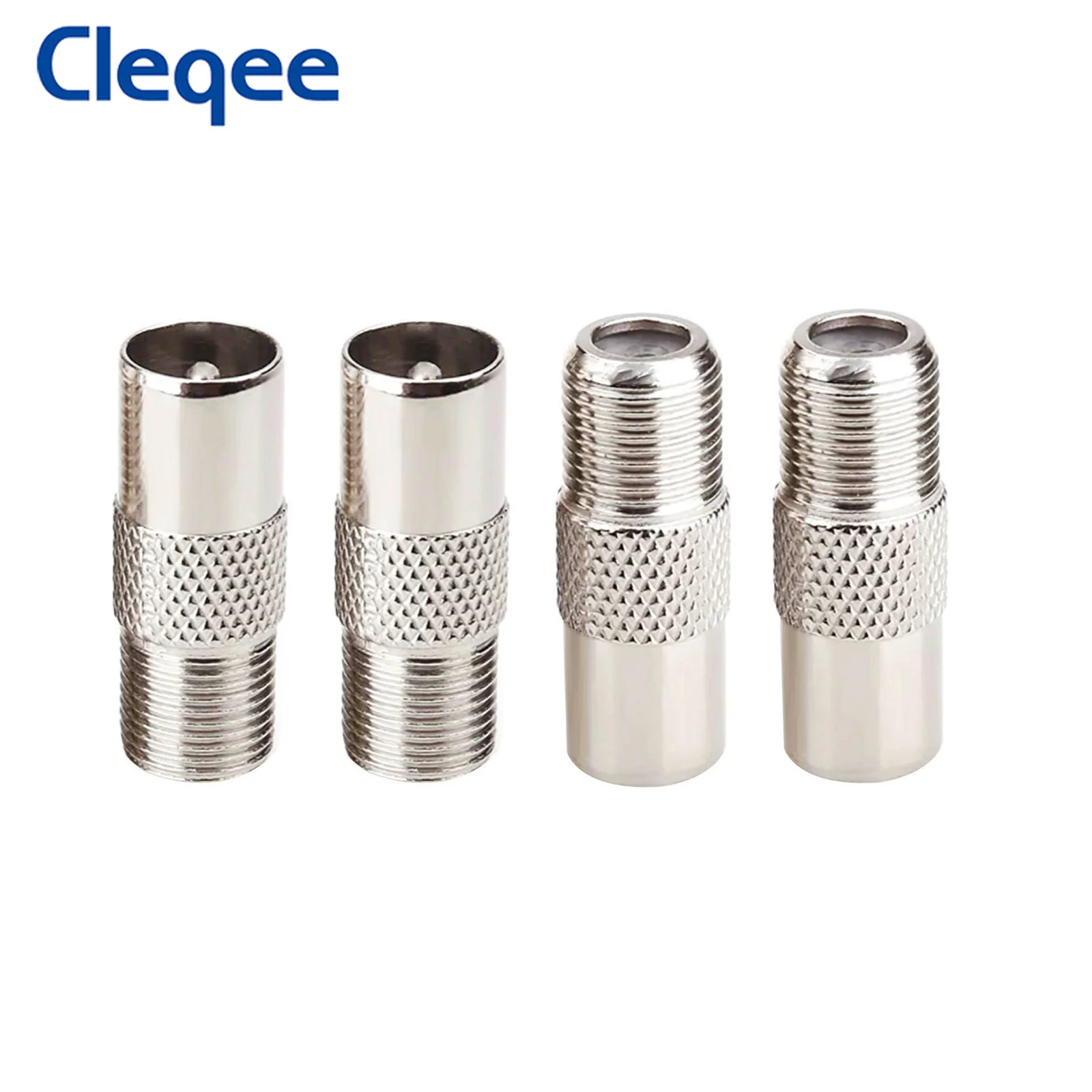 Cleqee 5 шт. быстроразъемный коаксиальный ТВ-разъем на гнездо