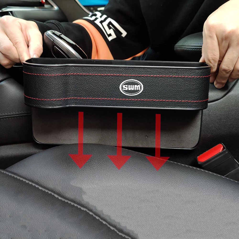 Car Seat Crevice Storage Box Seat Gap Filler For SWM G01 G05 Swm X3 X7 EROE X2 G01F G03F Shineray SUV 2023 2024 Auto Accessories