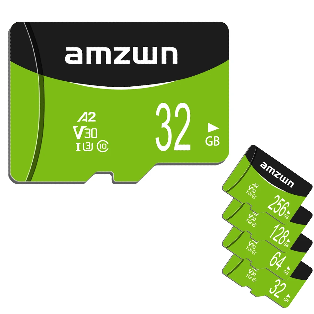 AMZWN Flash Memory Card 32GB 64GB 128GB Micro TF/SD Card Class 10 SD Memory Card Memory SD Cards For Android Phone/Dash Cam