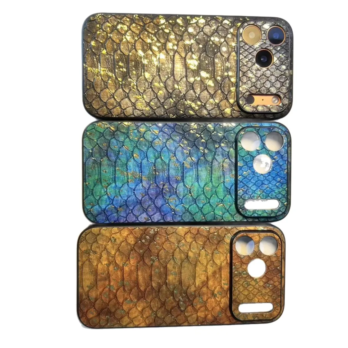 نمط جديد من جلد الثعبان مناسب لهاتف iPhone 17 Case 16promax، غطاء حماية خفيف فاخر شامل 15 plus مضاد للسقوط 14 Pro