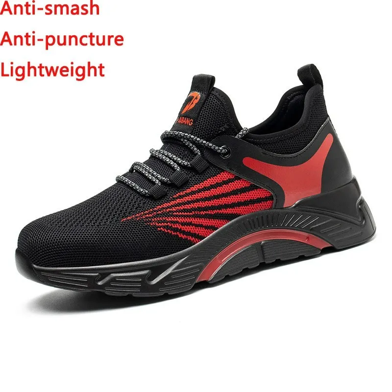 

breathable Men's Safety Shoes Anti-smashing Anti-piercing Work Shoes Scarpe Antinfortunistiche Fashion Comfortable Sneaker