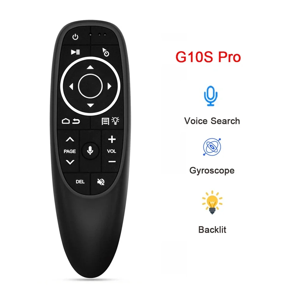 G10 G10S Voice Remote Control 2.4G Wireless Air Mouse Gyroscope IR Learning For Android TV Box H96 Max X96 mini X96 Max Plus PC