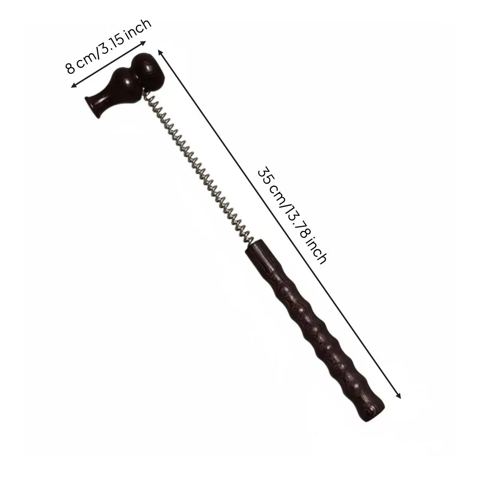 Massage Hammer Portable Wooden Percussion Massage Tool Ergonomic Stick for Neck Leg Waist Tension Relief at Home
