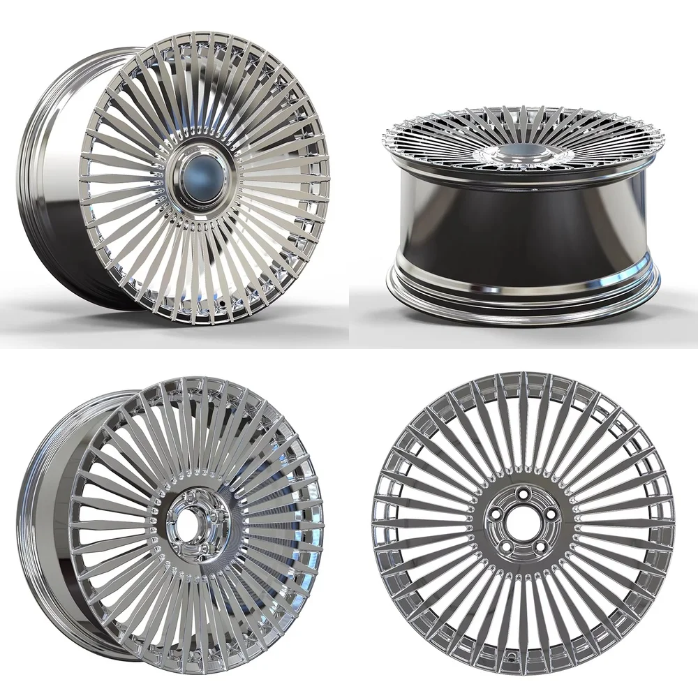 For MercedesBenz Aluminum Car Rims 1626 Inch Concave MultiSpoke Forged Wheels
