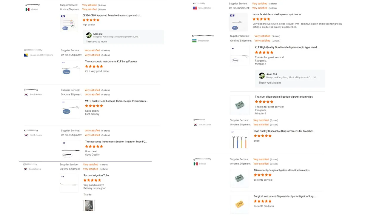 Conjunto instrumentos cirúrgicos laparoscópicos