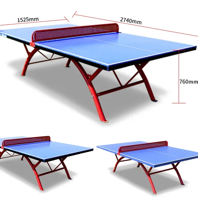 Nueva mesa de tenis de mesa multifuncional de fábrica con precio razonable