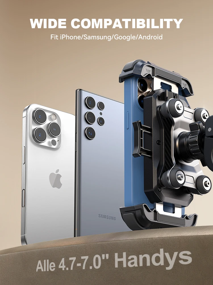 Joyroom 오토바이 전화 마운트 오토바이 핸들 바에 대 한 방진 전화 홀더 4.7-7 "전화 JR-ZS498에 대 한 자전거 전화 마운트