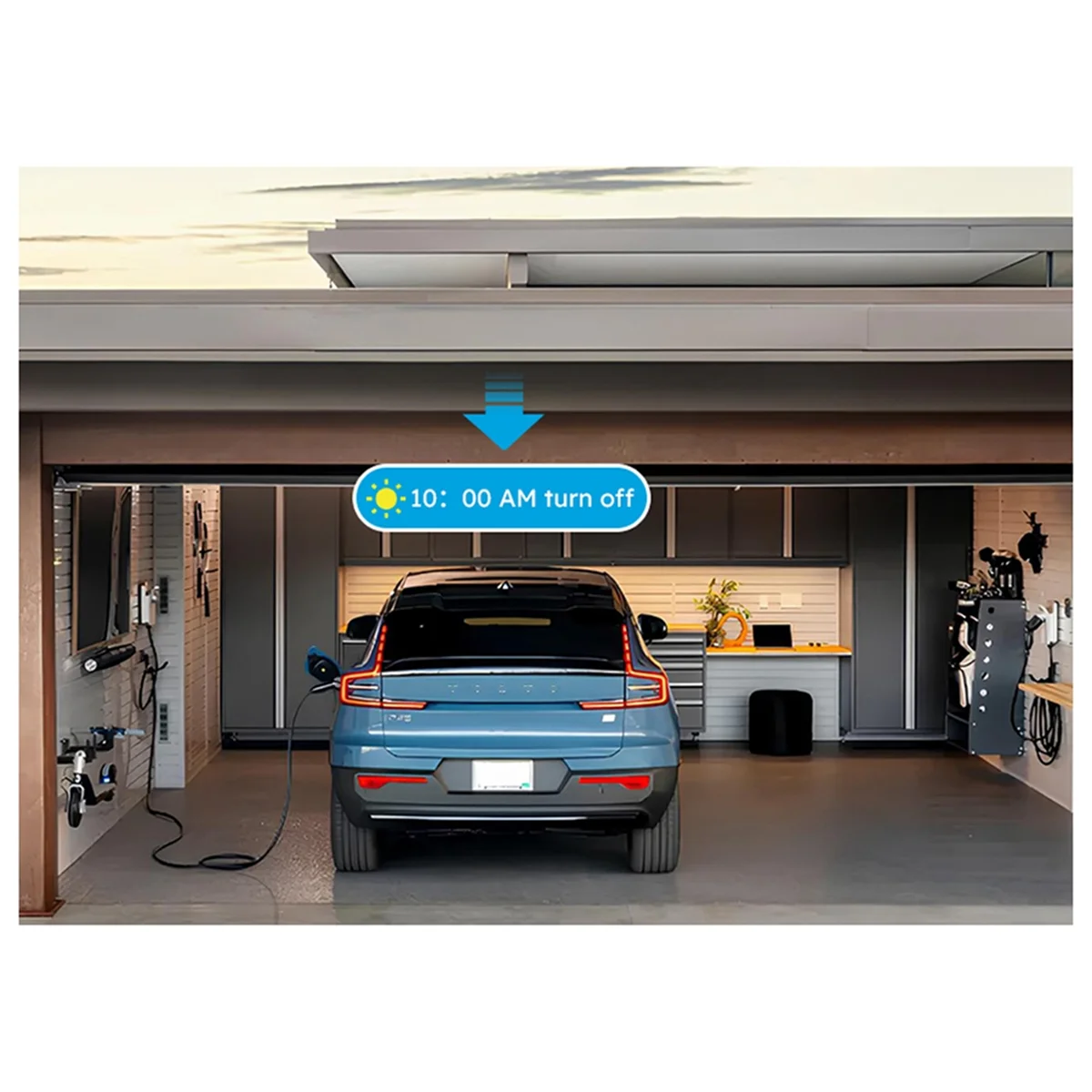 Interruptor de puerta de garaje WiFi para abridor de puerta de garaje WiFi controlador de puerta inteligente control remoto de vida inteligente a través de CarPlay enchufe de la UE