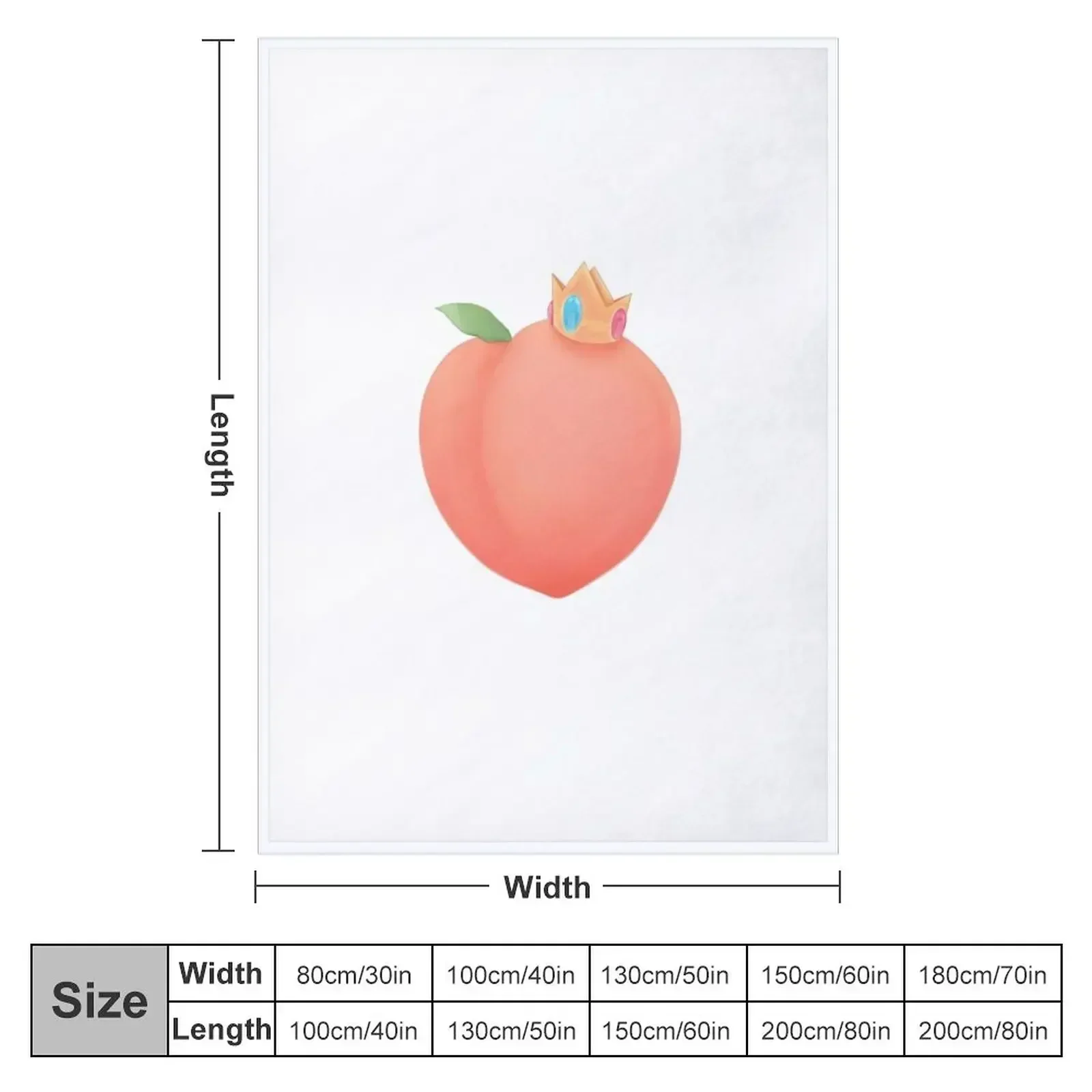 Princess, Peach, or Both? Throw Blanket Beautifuls Single Bed Blankets For Bed Blankets