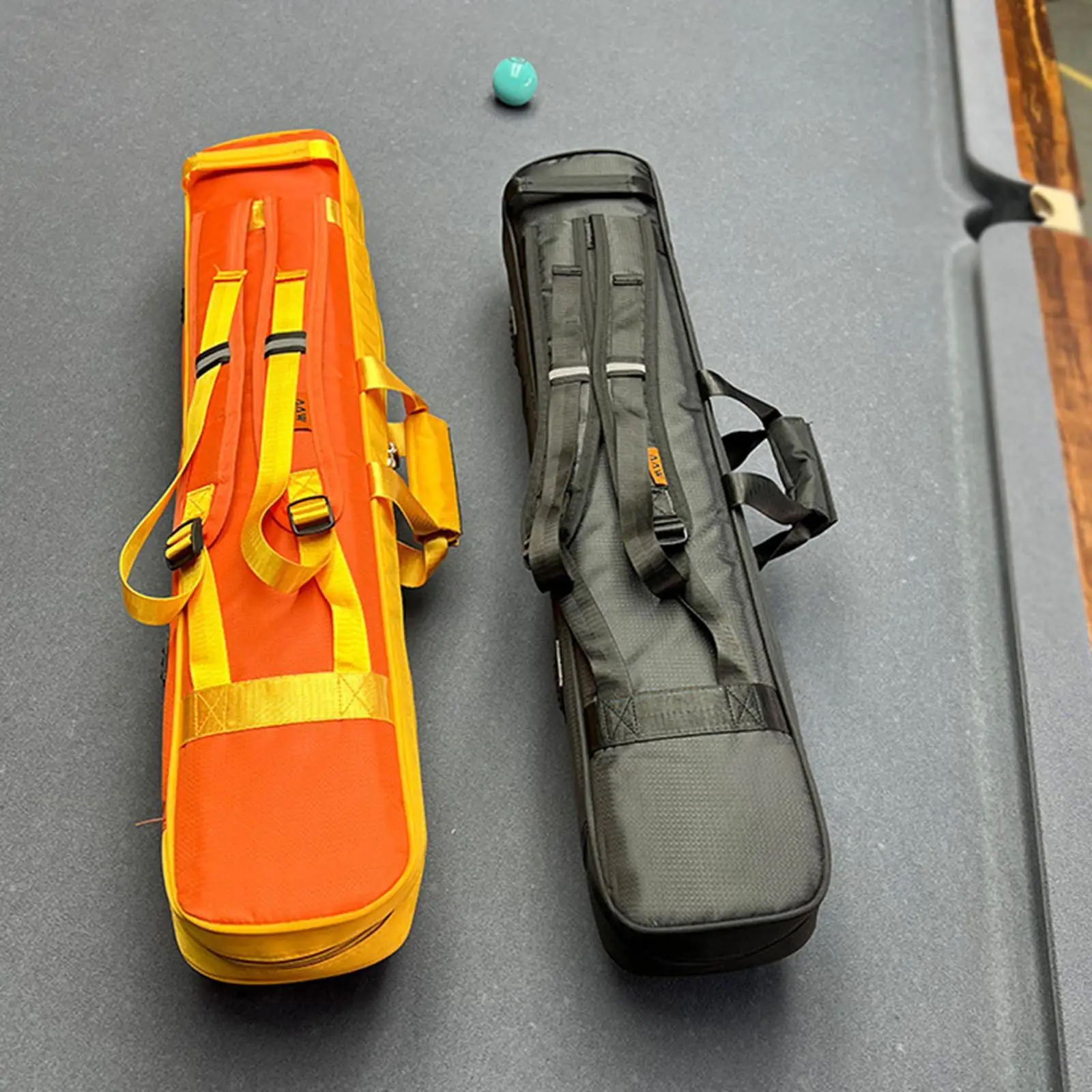 

Чехол для бильярдного кия 1/2, с регулируемыми ремнями, мягкой подкладкой, для переноски, рюкзак для кия, чехол для бильярдного кия для путешествий, для мужчин