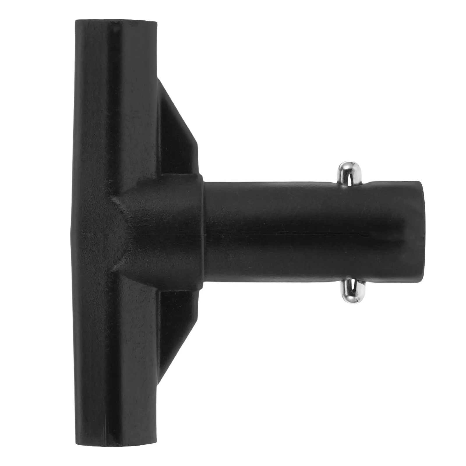 T-Shaped Trampoline Connector for Net Poles Enhanced Stability Uv Wind Resistant Quick Install Child-Safe Pole Top Cover