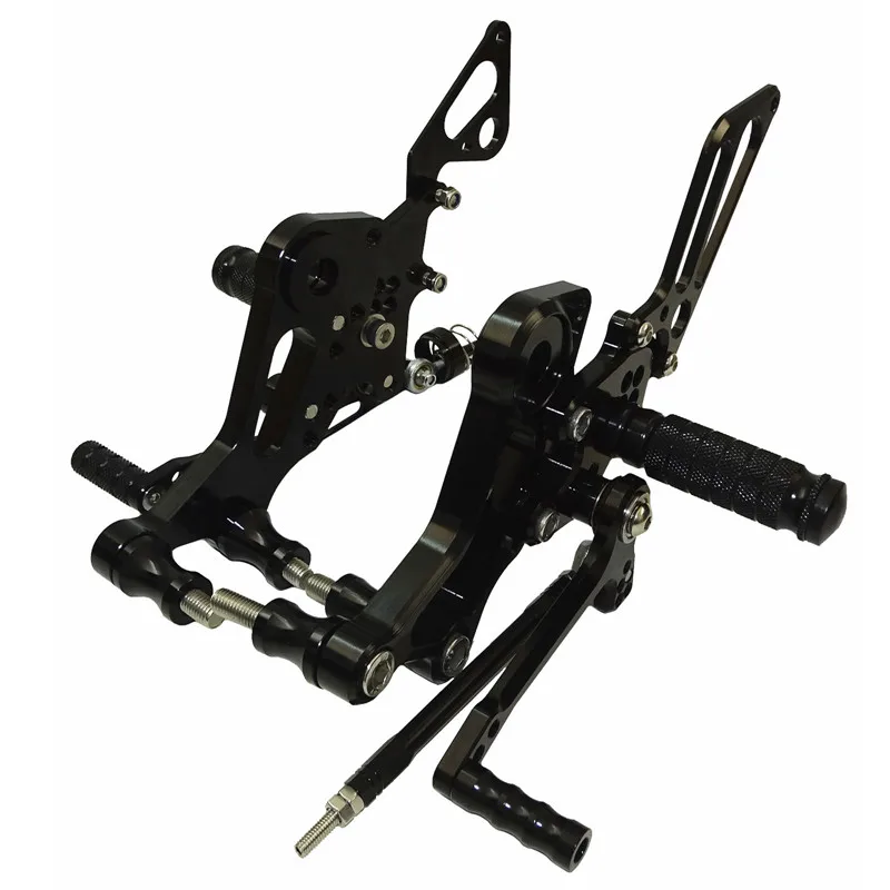 waase Adjustable Rider Rearsets Rearset Footrest Foot Rest Pegs For Ducati Monster 696 795 796 1100 EVO