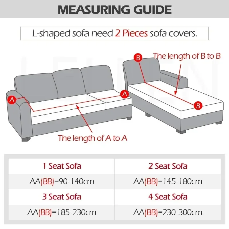 Solid Color Black Waterproof Sofa Covers 1/2/3/4 Seats Solid Couch Cover L Shaped Sofa Cover Protector Bench Covers