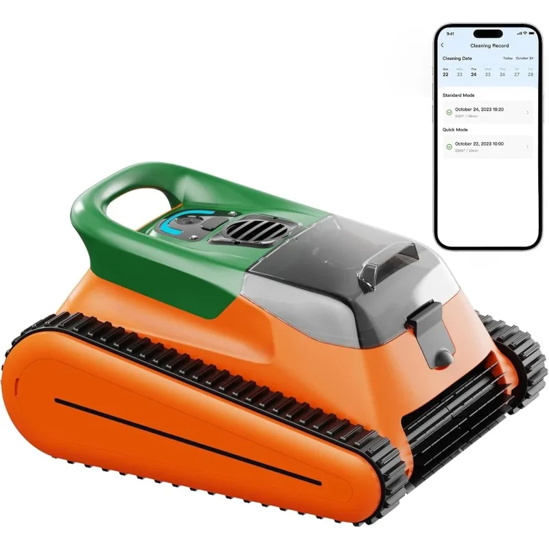 

(2025 New) Robotic Pool Cleaner, Pool Vacuum for Inground Poolswith Upgraded Triple-Motor, Wall and Waterline Cleaning