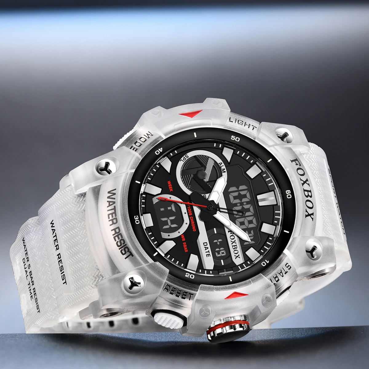 LIGE Fashion Digital Watches For Men Top Brand Luxury Military Waterproof Watch Men Casual Sport Dual Display Watch Montre Homme