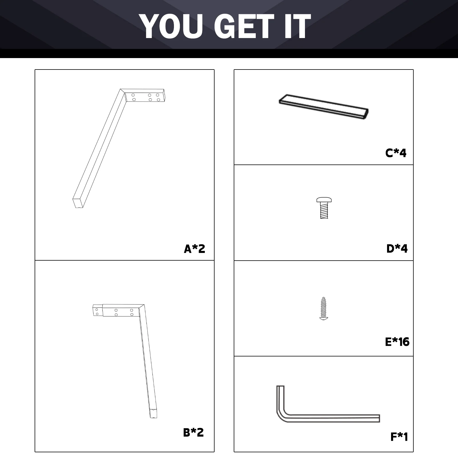 Nogi do stołu Metal 71cm, kształt rama stołu U, podstawa stołu do stół konferencyjny, stół jadalny, dwuczęściowy, wymaga instalacji