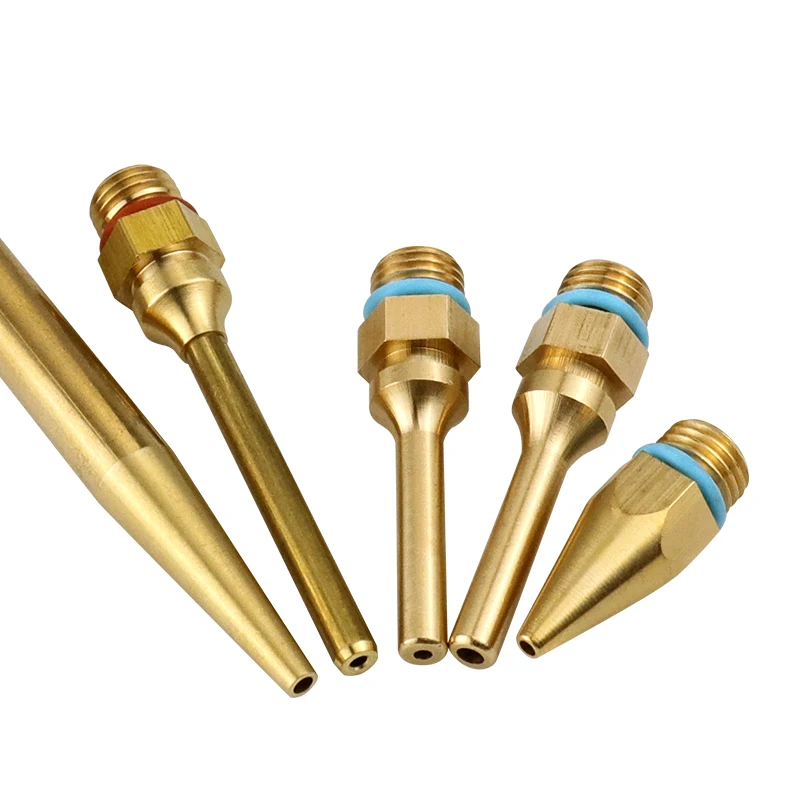 34x2,0mm 50x2,0mm 50x3,0mm 70x2,0mm boquillas de pistola de pegamento de fusión en caliente boquillas de pistola de pegamento caliente herramienta adhesiva boca Universal
