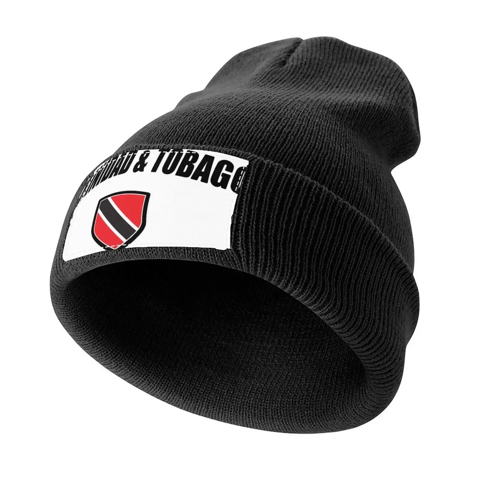 

Trinidad and Tobago Sport With Patriotic Flag Shield Knitted Cap fashionable Beach Men Hats Women's