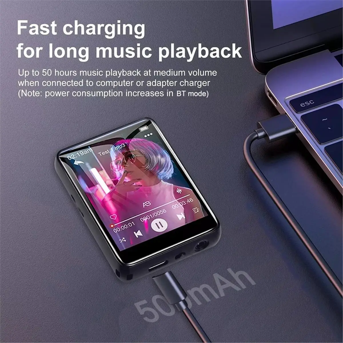 

(A26M) MP3-плеер с сенсорным экраном Bluetooth 5.4, воспроизведение музыки HiFi без потерь, встроенный динамик, 32 ГБ, поддержка записи, электронная книга