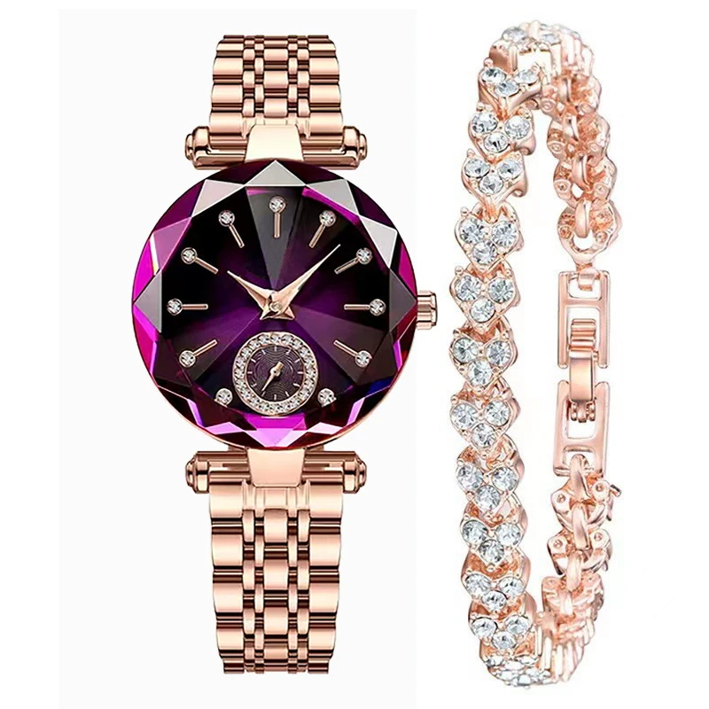 Reloj de pulsera de cuarzo para hombre y mujer, cronógrafo de acero de oro rosa, diseño de joyería de lujo, resistente al agua, marca suiza