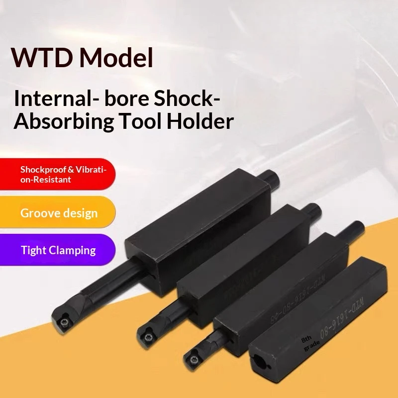 Lathe Tool Sleeve Seismic Bore Holder Small Diameter Holder Cutting Bracket 16*16mm 20*20mm for 4mm/5mm/6mm/7mm/8mm/10
