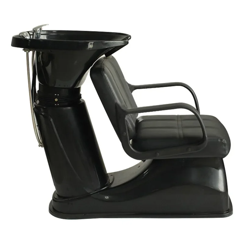 Foreign hair and barber shop Japanese soft pillow acrylic shampoo flush bed chair