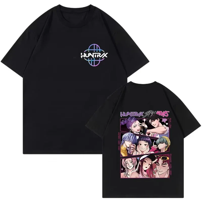 

Повседневная футболка Saja Boys Band Kpop Demon Hunters Tiger Футболка для женщин и мужчин Модная летняя футболка с короткими рукавами Уличная одежда