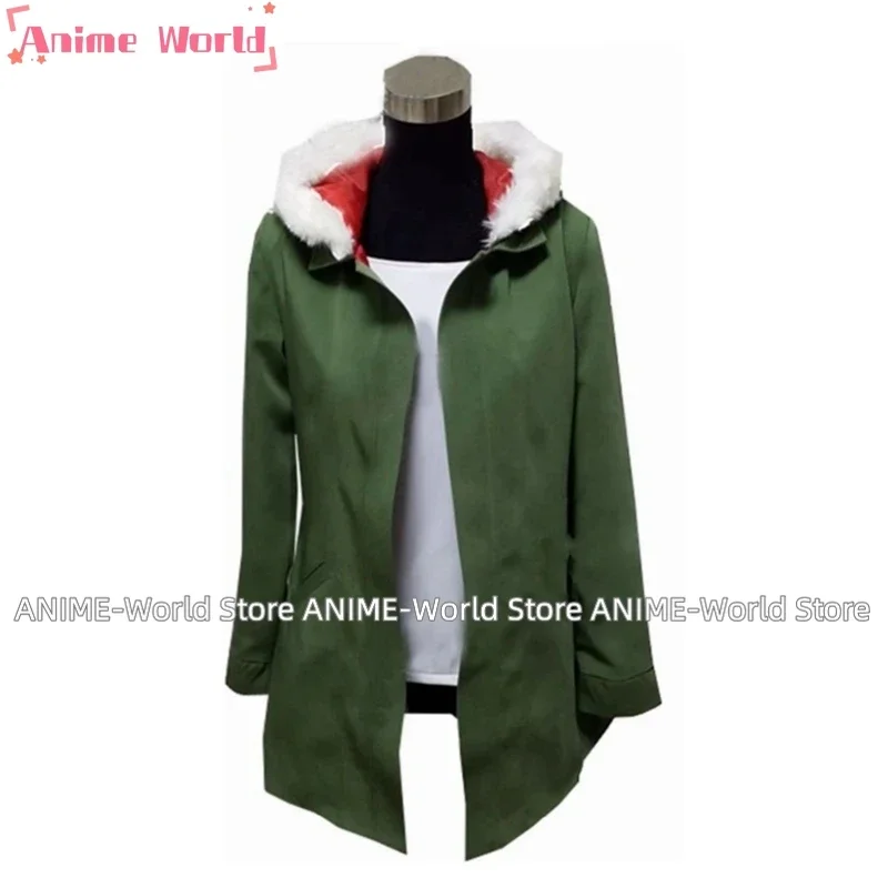 

Anime Yukine Olive Green Hooded Jacket Cosplay Costume Only Coat S-3XL Unisex Custom Size