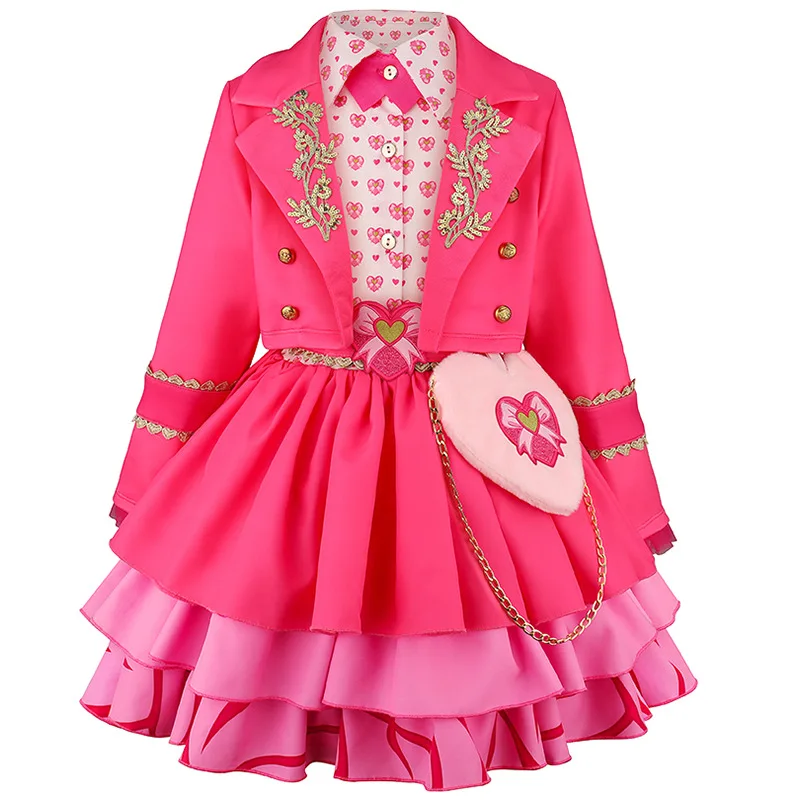 2 3 4 5 6 7 8 9 10 Jahre Film-Cosplay-Mädchenkleid Neue Mode Oberteil + Kleid 2-teiliges Prinzessinnenkleid Geburtstagsgeschenke Kinderkleidung – Detail 3