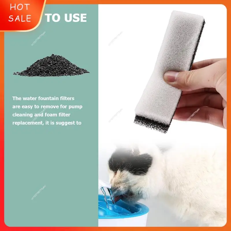 12-упаковка фильтра для фонтана для домашних животных, сменные фильтры для фонтана для кошек и собак, совместимые с фонтаном для воды WF020 A62X