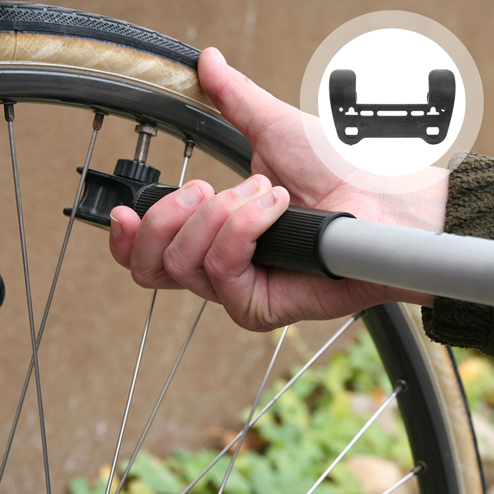 

Bicycle Pump Holder Universal Sturdy Rack For Road Mountain Bike Frame Mounted Pump Clip Lightweight Durable Inflator