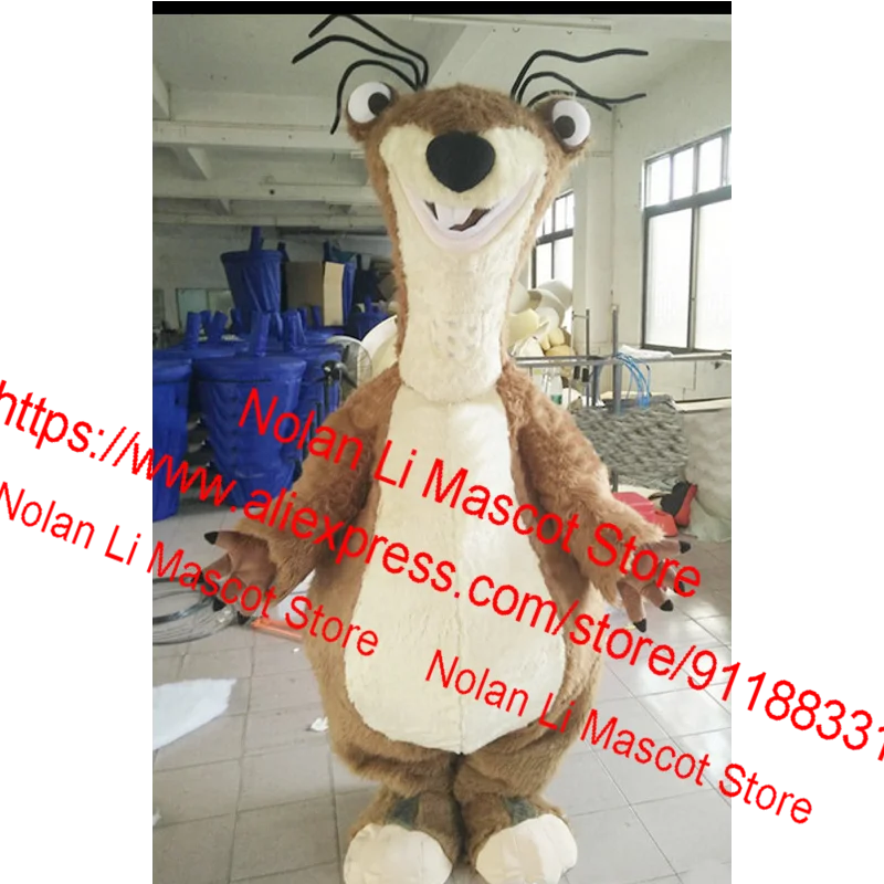 

New Customized Squirrel Mascot Costume Movie Props Role Play Cartoon Set Advertising Game Adult Birthday Party Holiday Gift 863